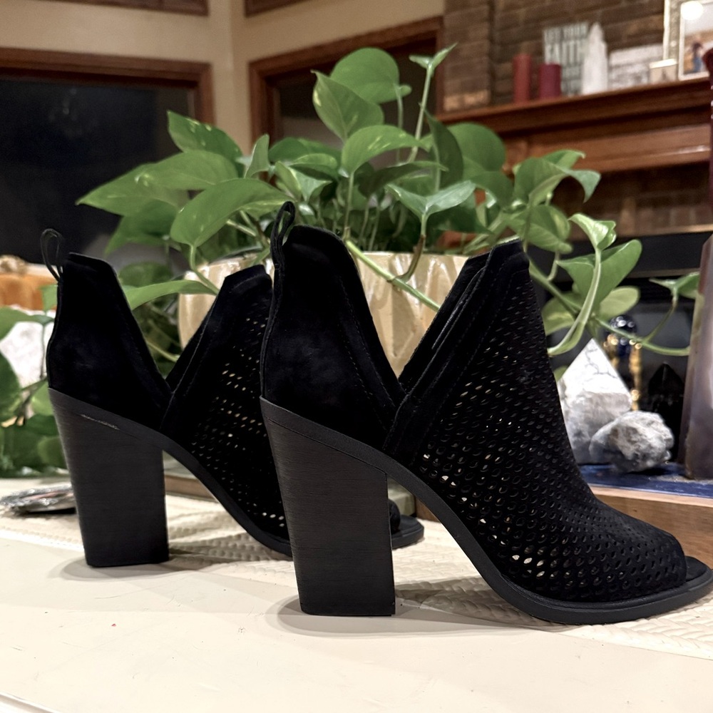 Alexander wang open toe mesh booties